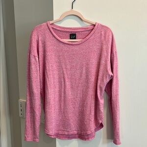 GAP Women's Pink Long Sleeve Sweater Top
